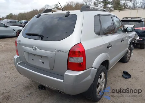 2008 Hyundai Tucson Gls из США, поврежденный, VIN KM8JM12B18U731453